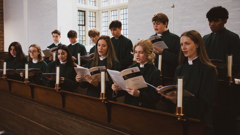 Scholars of the University of Exeter Chapel Choir